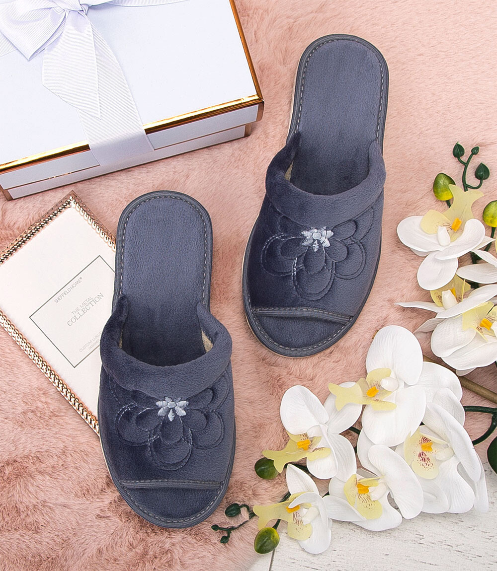 Dámske papuče Natural Style NS-001 sivé