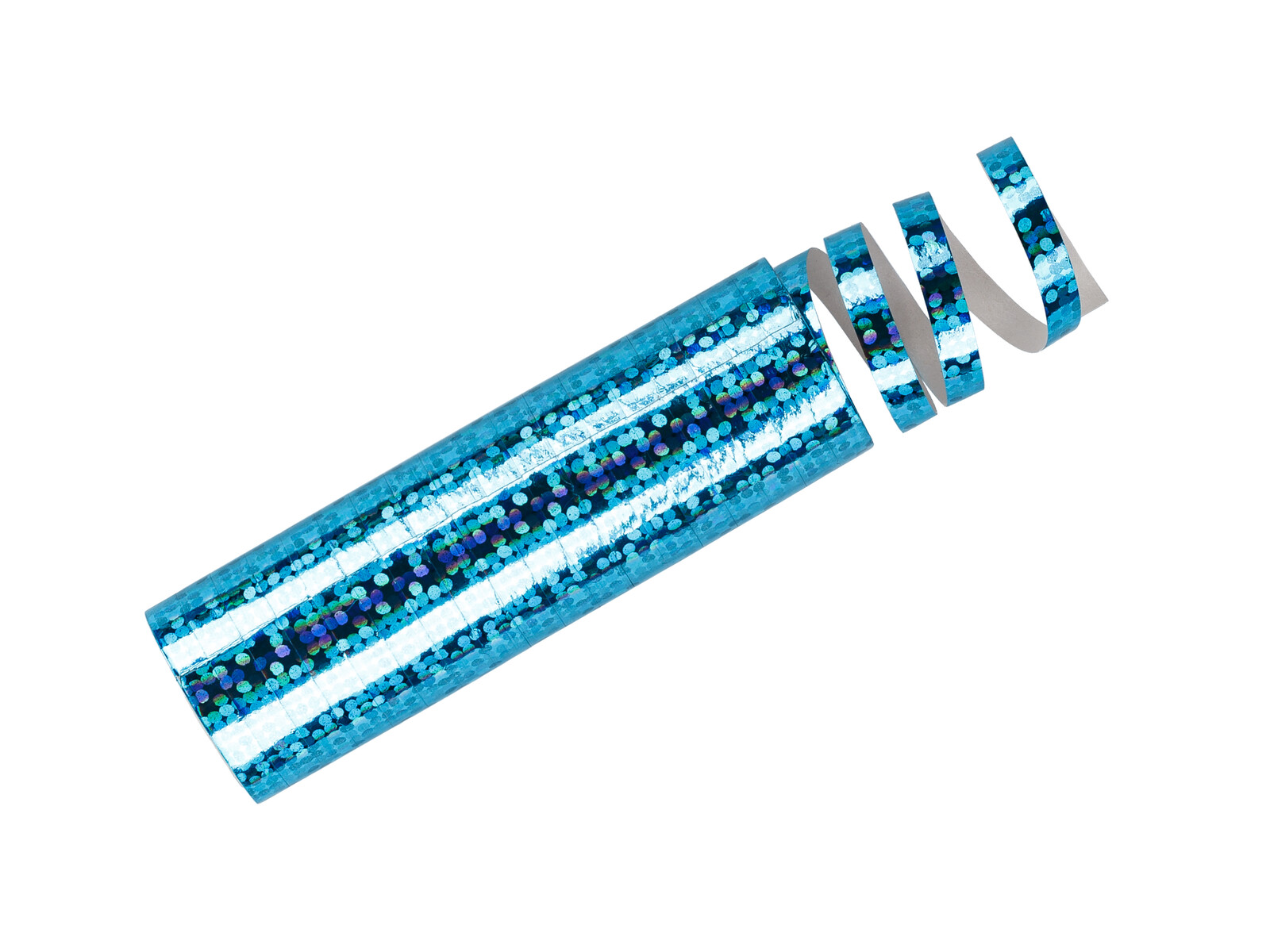 PartyDeco Holografické serpentíny - Modré