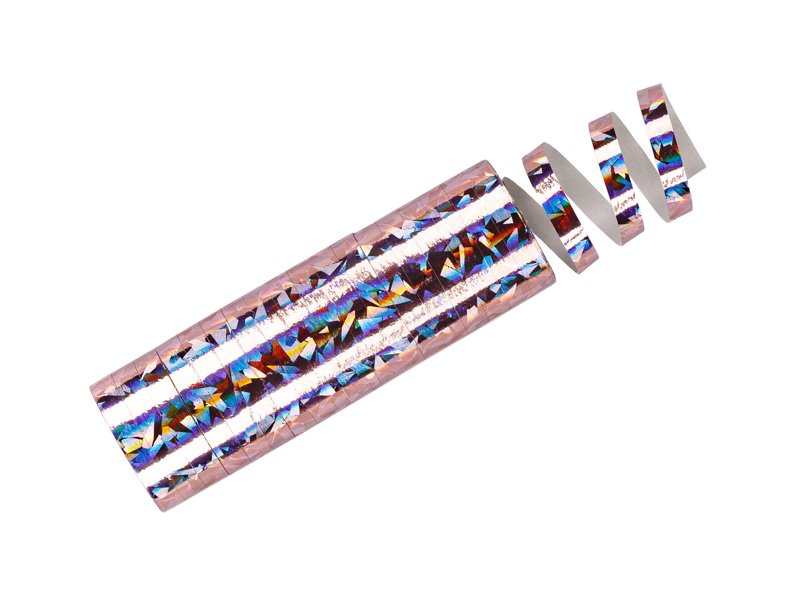 PartyDeco Holografické serpentíny - Ružové