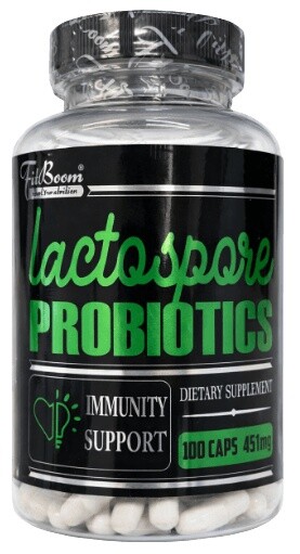 Fitboom lactospore probiotics 450 mg 100 kapslí