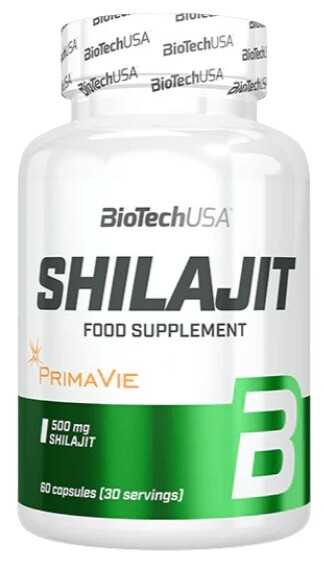 Biotechusa shilajit 500 mg 60 kapslí