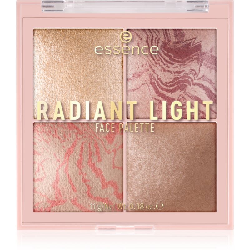 essence Radiant Light paletka rozjasňovačov a líceniek odtieň Glow Icon 11 g