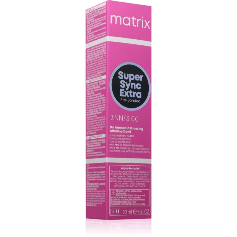 Matrix Super Sync Extra Pre-Bonded semipermanentná farba na vlasy odtieň 90 ml