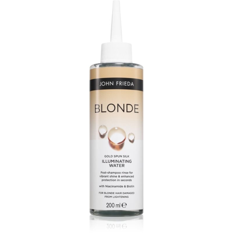 John Frieda Blonde Gold Spun Silk Illumintaing Water rozjasňujúca starostlivosť pre blond vlasy 200 ml