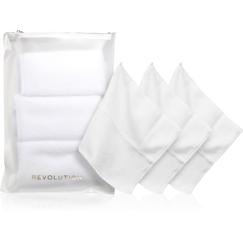 Revolution PRO Miracle Microfibre Cleansing Cloths odličovací uterák 3 ks