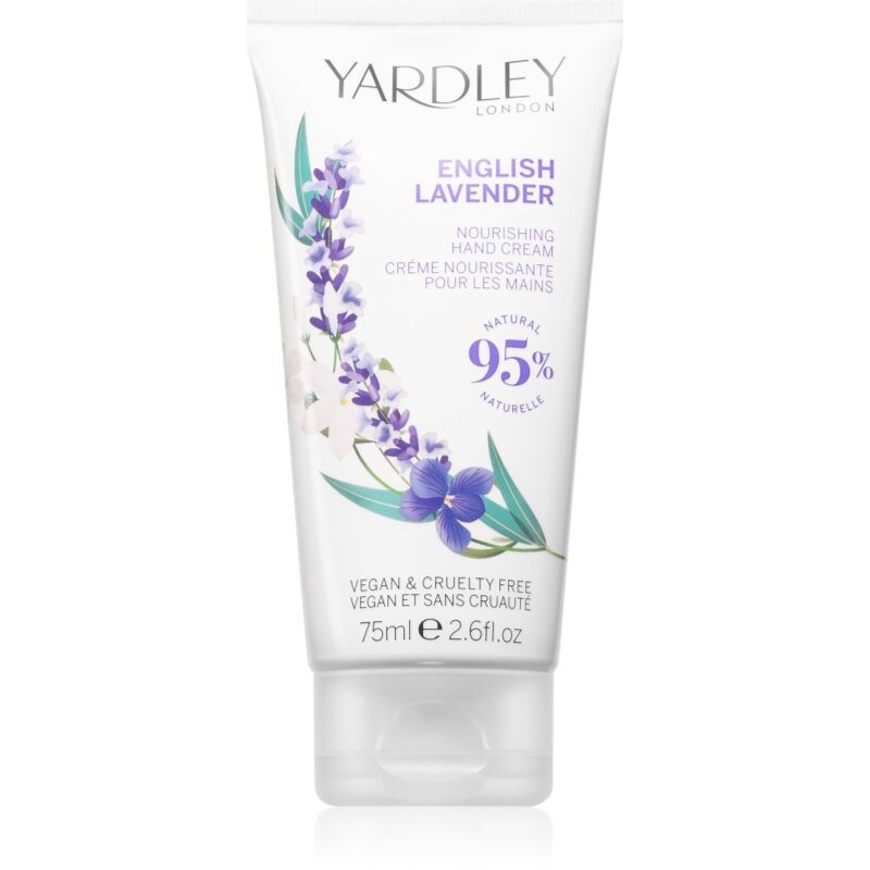 Yardley English Lavender krém na ruky s parfumáciou 75 ml