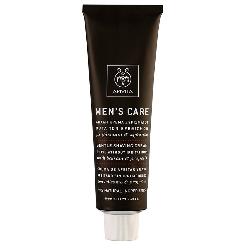 Apivita Men's Care Shaving Cream jemný krém na holenie 100 ml