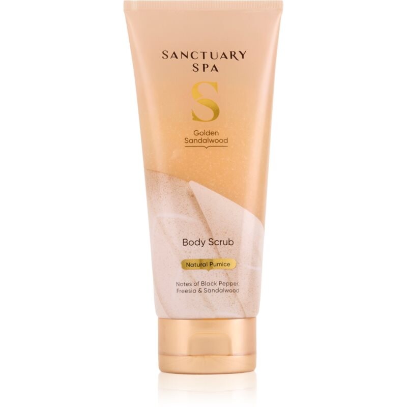 Sanctuary Spa Golden Sandalwood gélový peeling na telo 200 ml