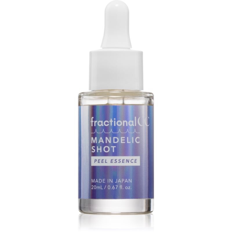 fractional CC Mandelic Shot Peel Essence exfoliačná esencia pre rozjasnenie a vyhladenie pleti 20 ml
