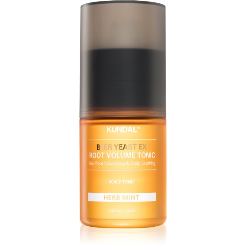KUNDAL Beer Yeast EX Root Volume Tonic vlasové tonikum na bohatý objem Herb Mint 100 ml