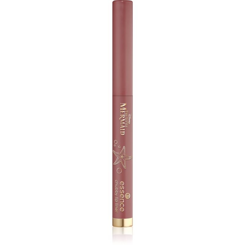 essence Disney The Little Mermaid krémová ceruzka na pery s matným efektom odtieň 01 Bold And Curious! 1.2 g