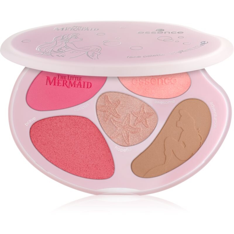 essence Disney The Little Mermaid paletka na tvár odtieň 01 The World Is My Oyster! 8.9 g