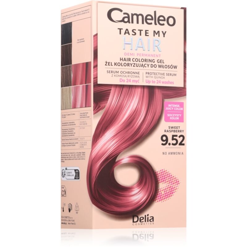 Delia Cosmetics Cameleo Taste My Hair semipermanentná farba na vlasy odtieň 9.52 Sweet Raspberry 1 ks