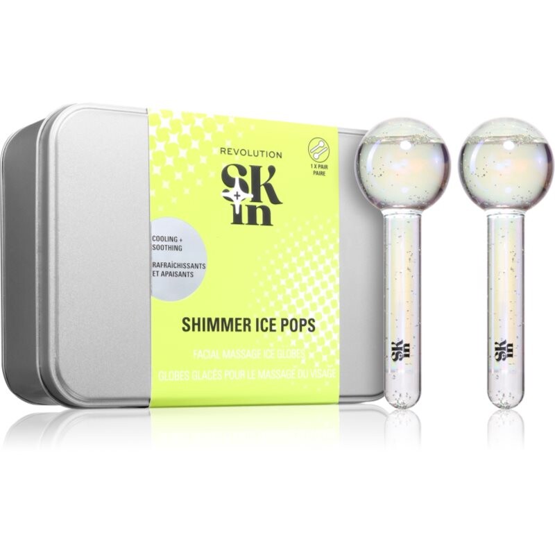 Revolution Skincare Skin Ice Globes masážna pomôcka na tvár 2 ks