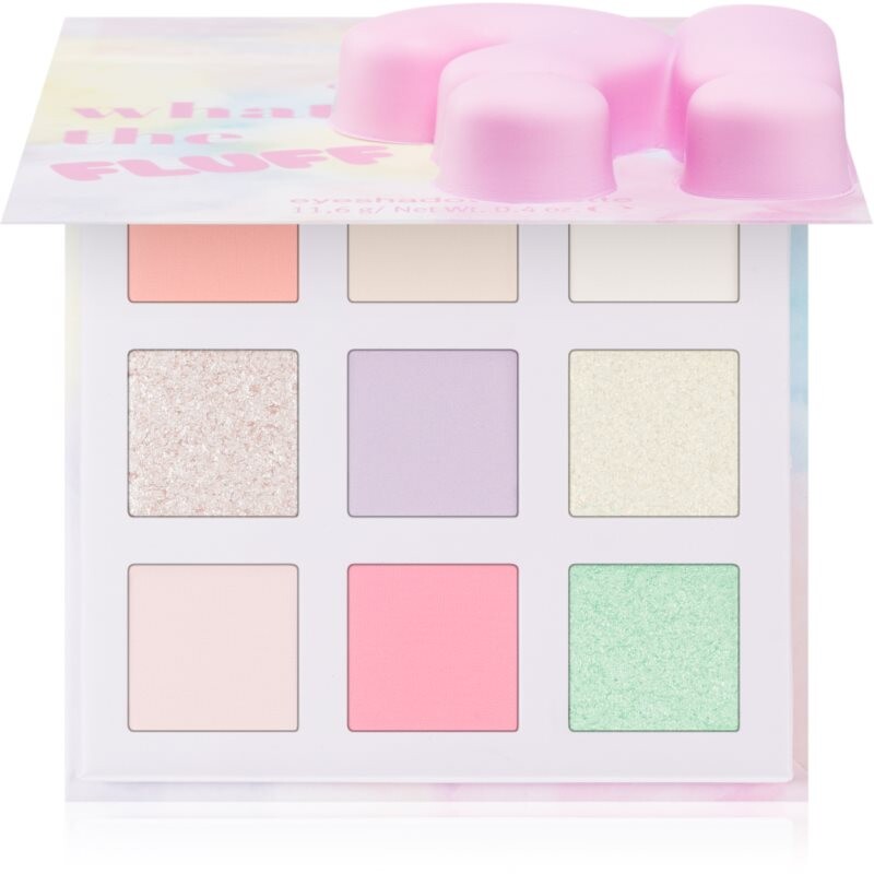essence WHAT THE FLUFF?! paletka očných tieňov odtieň 01 Cotton Candy Skies 11.6 g