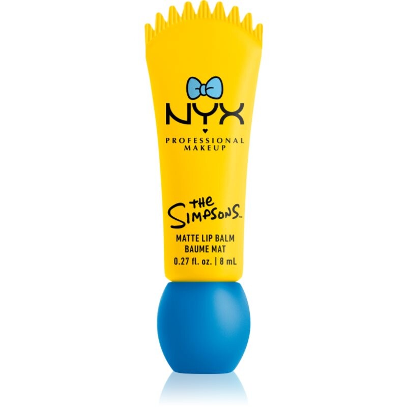 NYX Professional Makeup The Simpsons Smushy balzam na pery s matným efektom odtieň Peekaboo Blue 8 ml