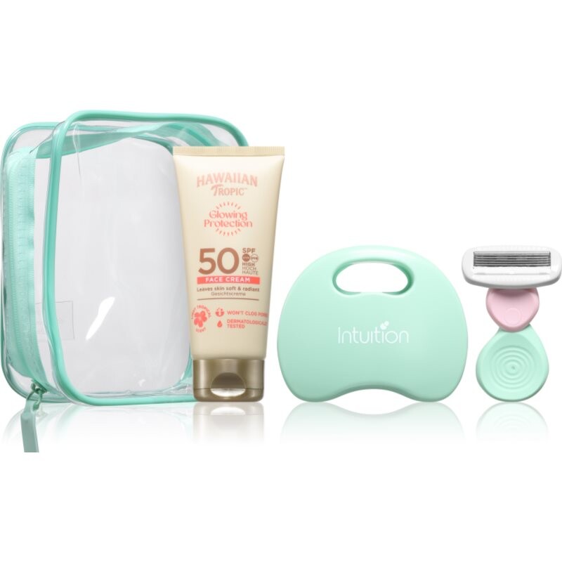 Hawaiian Tropic x Wilkinson Sword Essential Giftset cestovná sada