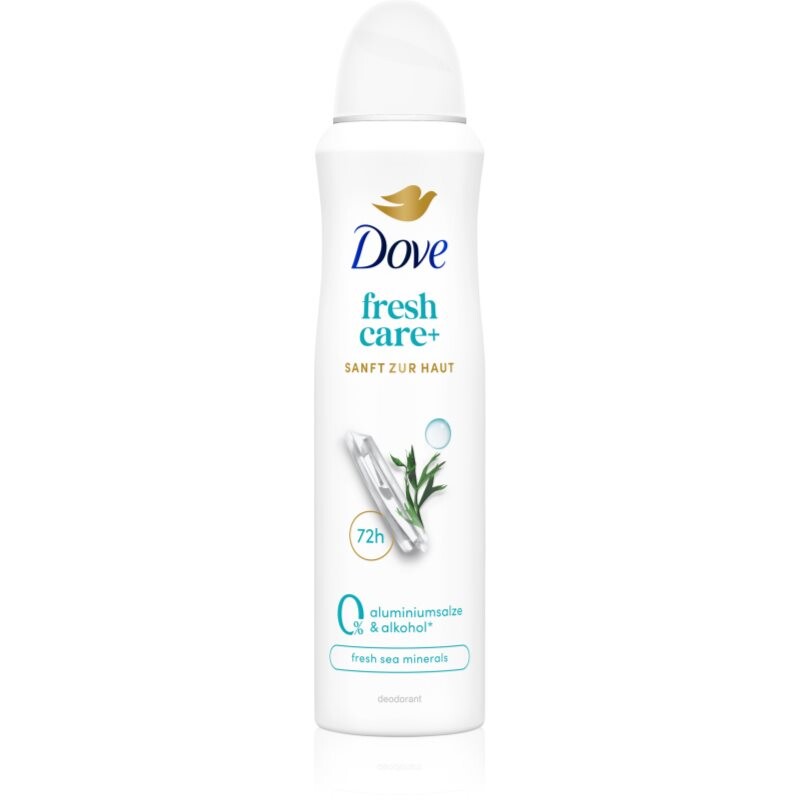 Dove 0% ALU Sea Minerals dezodorant bez alkoholu a obsahu hliníka v spreji 150 ml