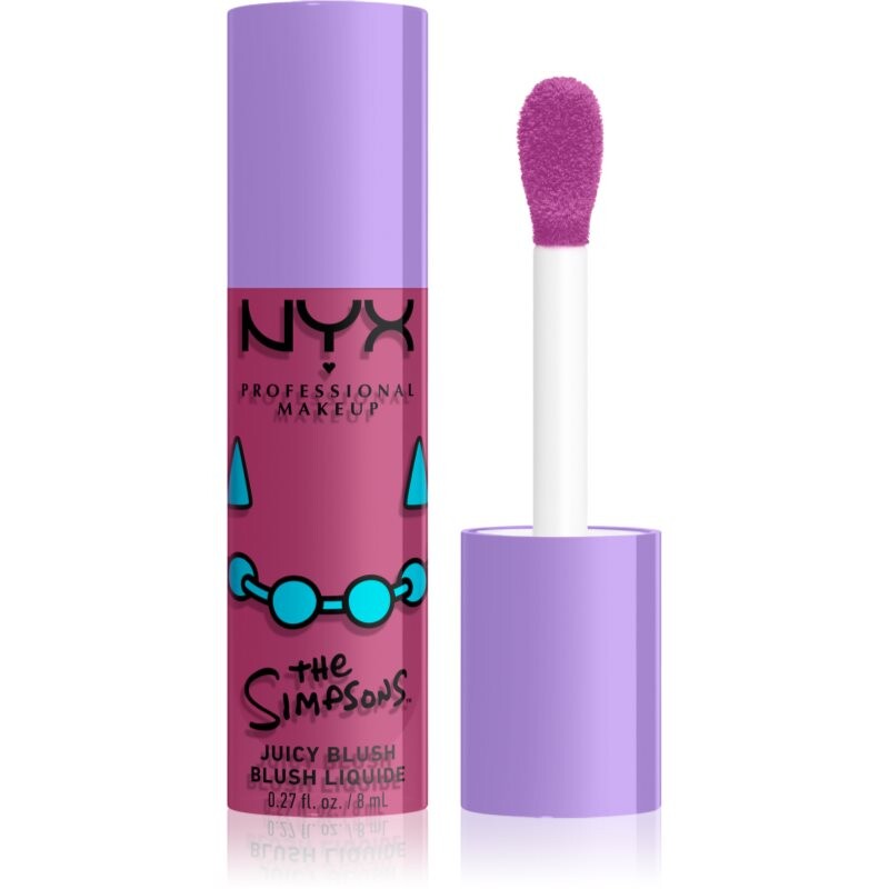 NYX Professional Makeup The Simpsons Fat Cheeks tekutá lícenka odtieň Lavendar Sass 8 ml