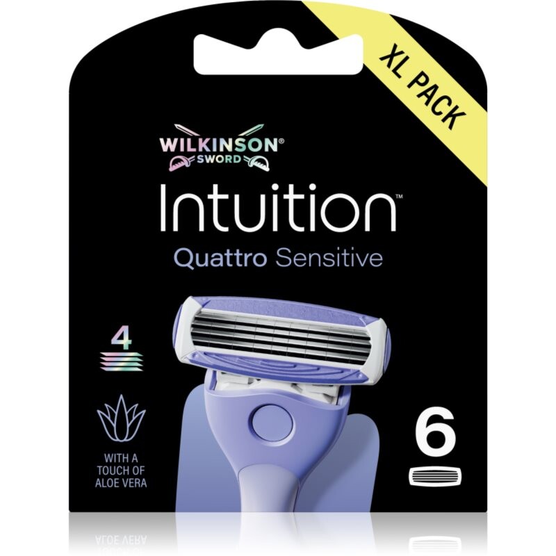 Wilkinson Sword Intuition Quattro Sensitive náhradné hlavice