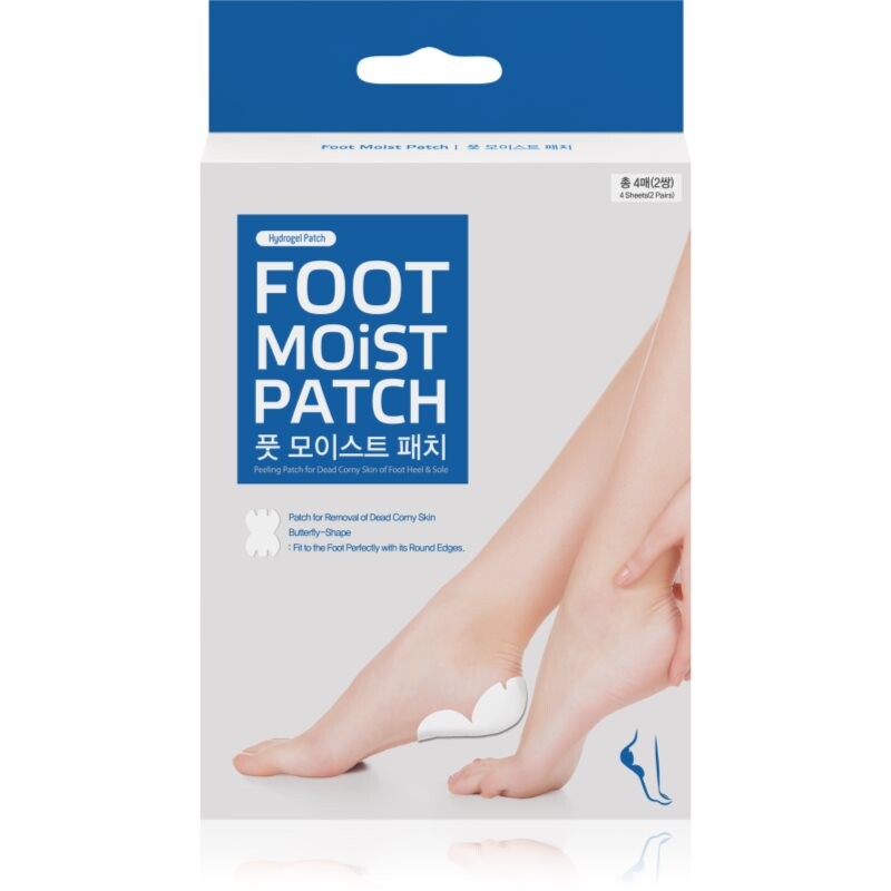 Wooshin Labottach Foot Moist hydrogélové exfoliačné náplasti na päty 2 pár