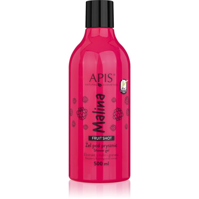 Apis Natural Cosmetics Fruit Shot Raspberry sprchový gél 500 ml