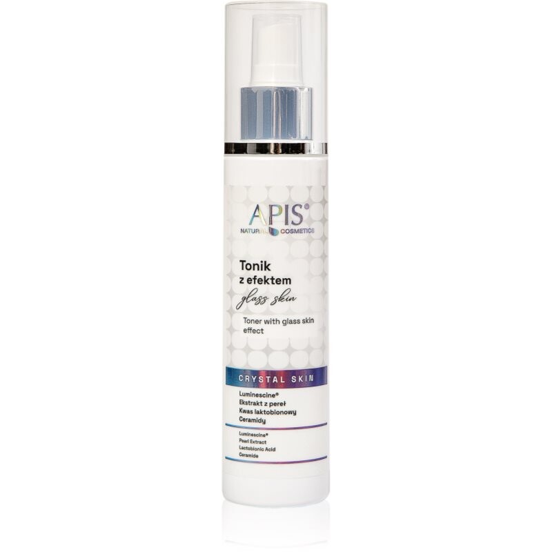 Apis Natural Cosmetics Crystal Skin tonikum pre rozjasnenie a vyhladenie pleti 150 ml