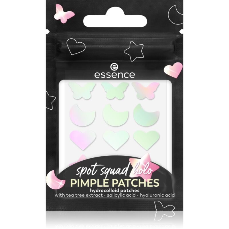 essence Spot Squad Holo Pimple Patches lokálna starostlivosť proti akné 24 ks