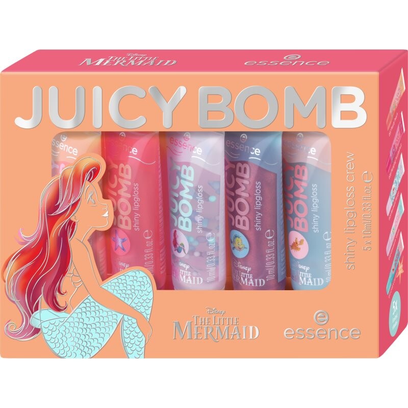 essence Disney The Little Mermaid sada na pery pre trblietavý lesk