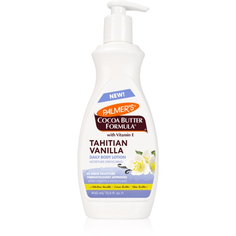 Palmer’s Cocoa Butter Formula Tahitian Vanilla hĺbkovo hydratačné telové mlieko 400 ml