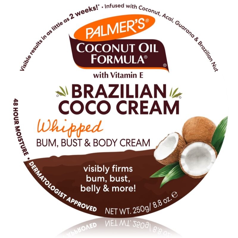 Palmer’s Coconut Oil Formula Brazilian Coco spevňujúci krém pre problematické partie 250 g
