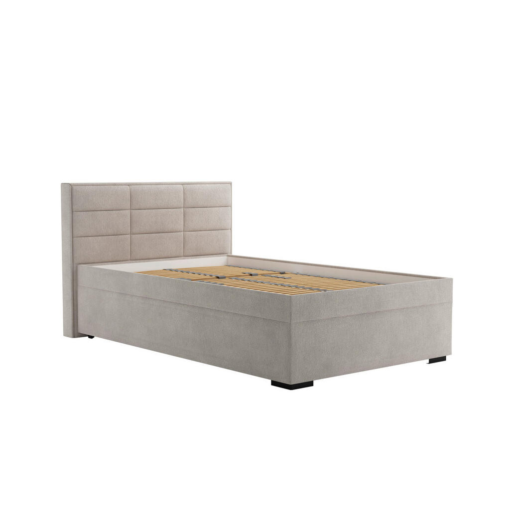 Blanar ČALÚNENÁ POSTEĽ, 140/200 cm, krémová