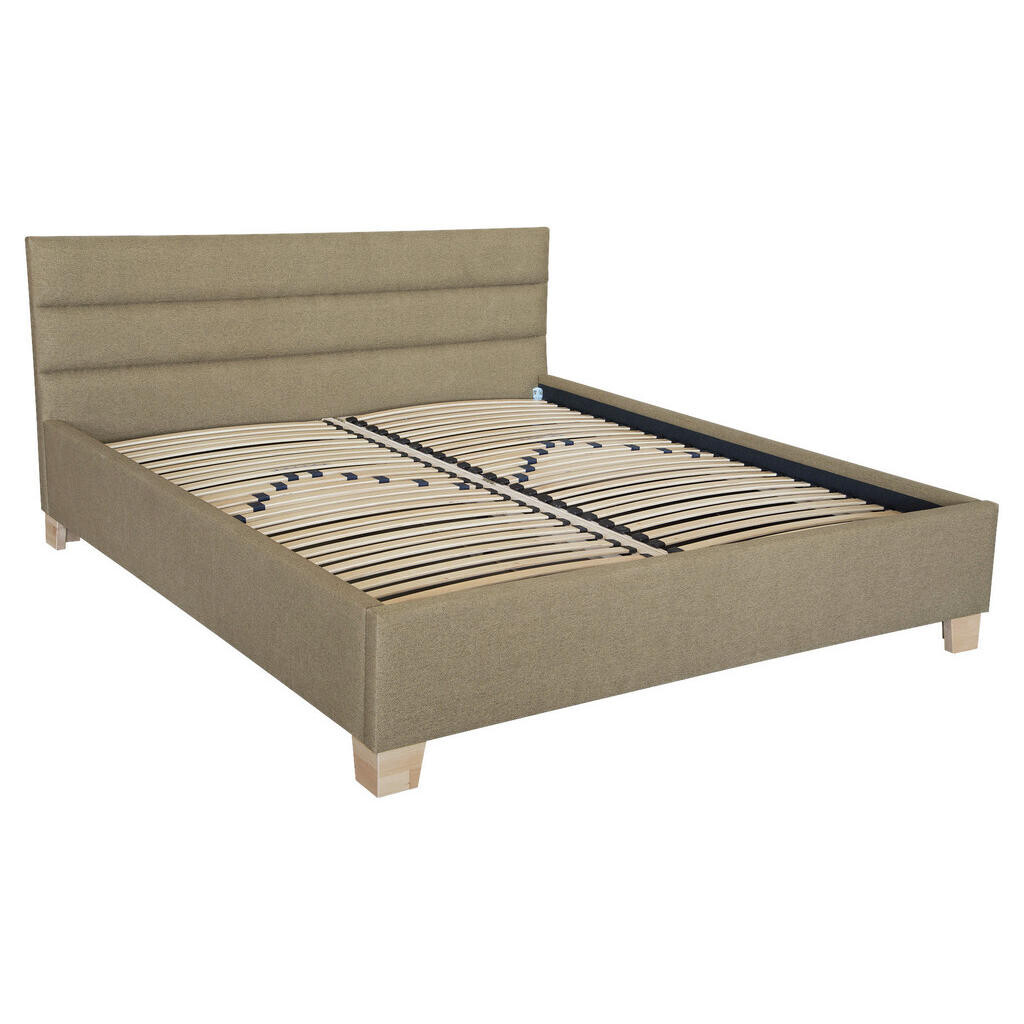 Cantus ČALÚNENÁ POSTEĽ, 160/200 cm, zlatohnedá