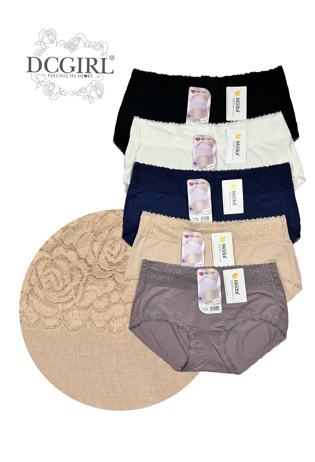 DC Dievčenské nohavičky 29190 A'2 S-XL směs barev L