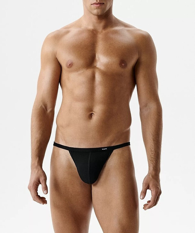 Nohavičky Atlantic 2MP-1587 A'2 S-2XL Černá L