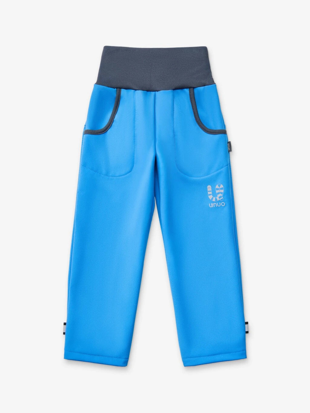 Detské softshellové nohavice s flísom Basic, Modrá, veľ. 110/116