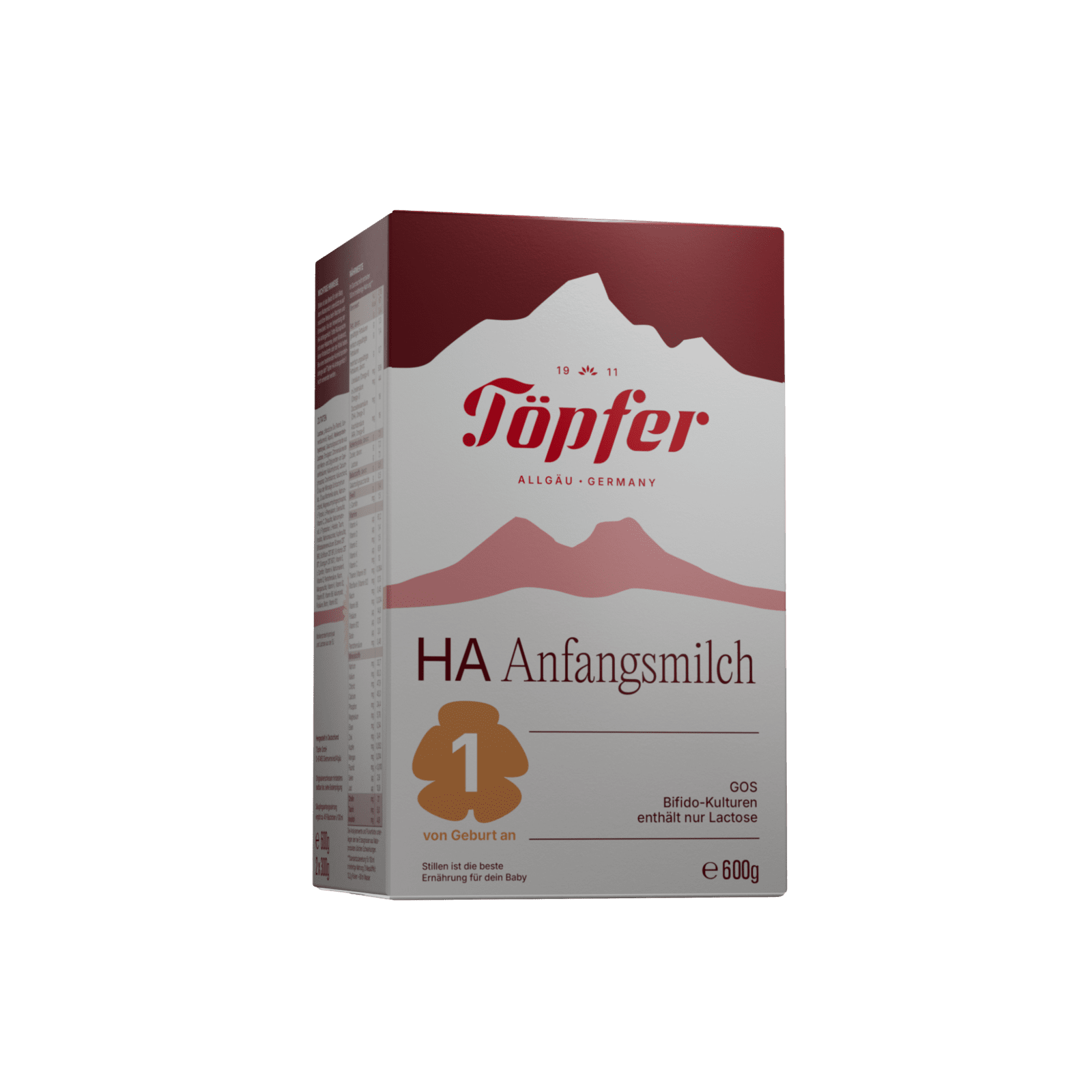 TÖPFER HA 1 počiatočná dojčenská výživa 600 g