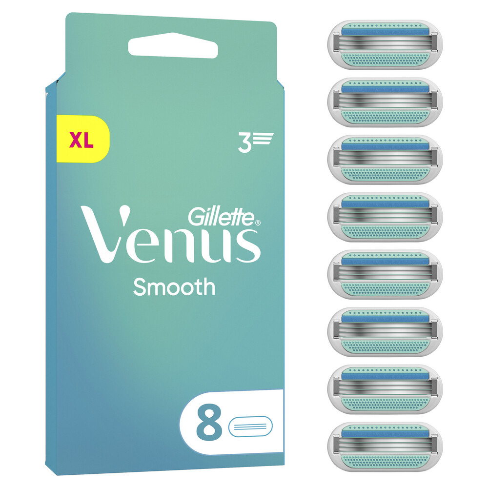 GILLETTE VENUS Dámske holiace hlavice Smooth 8 ks