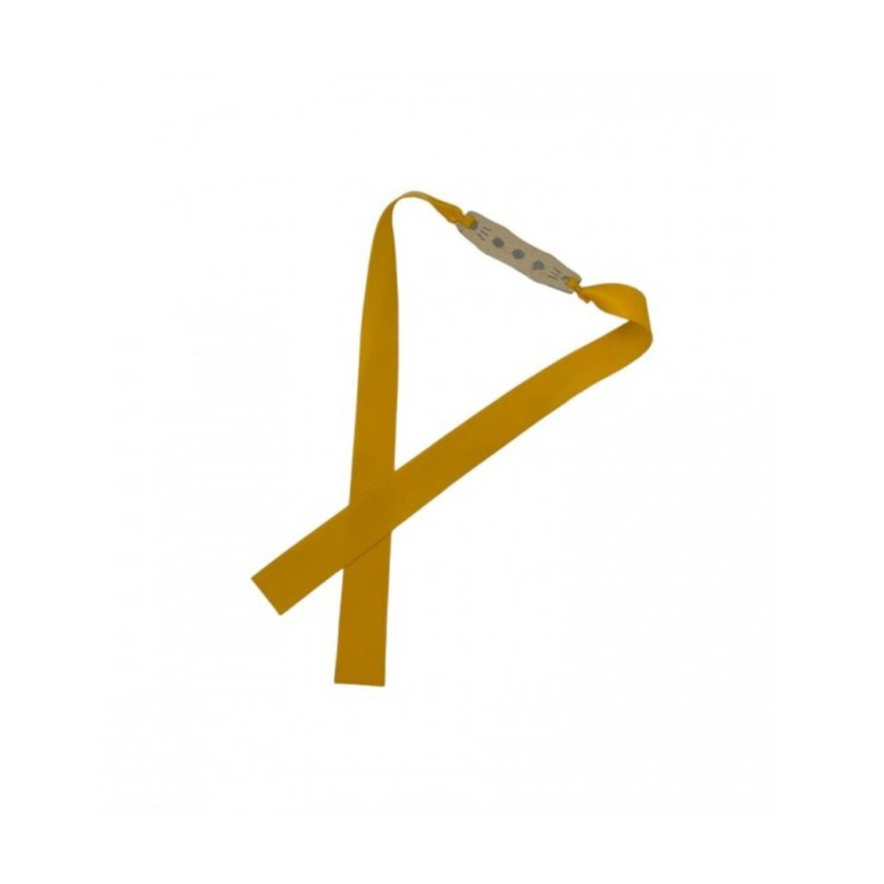 Plochá guma do praku Shaobo 0,55 mm - žltá