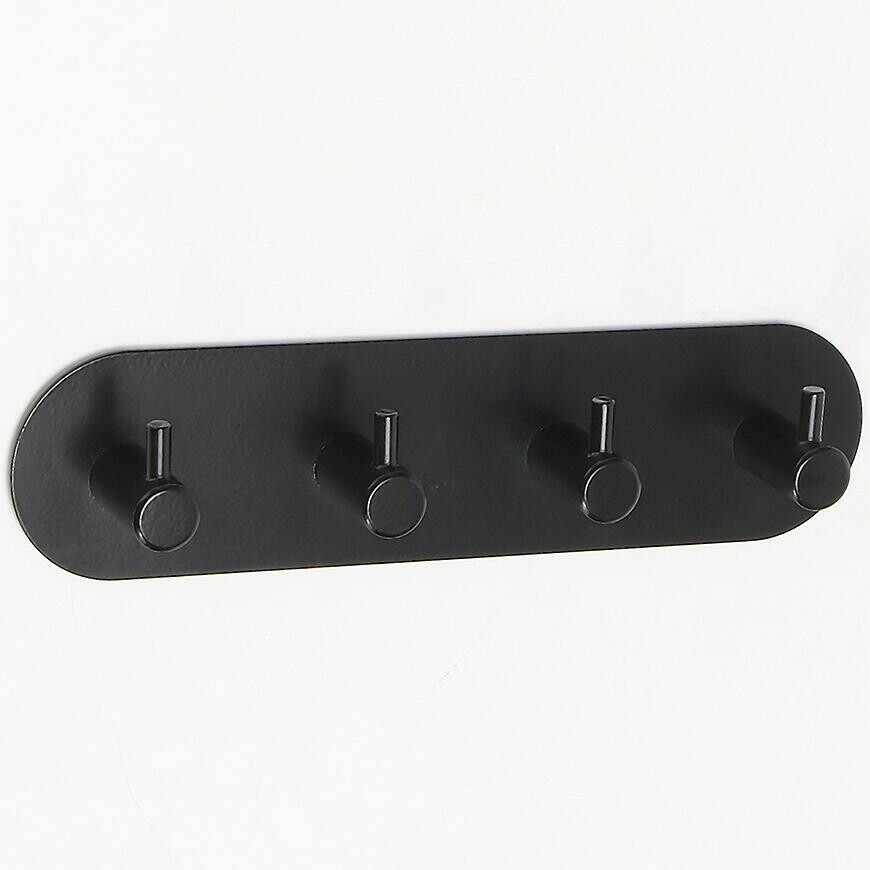 Vešiak kovový 4-háčik čierna BHK0055A-A