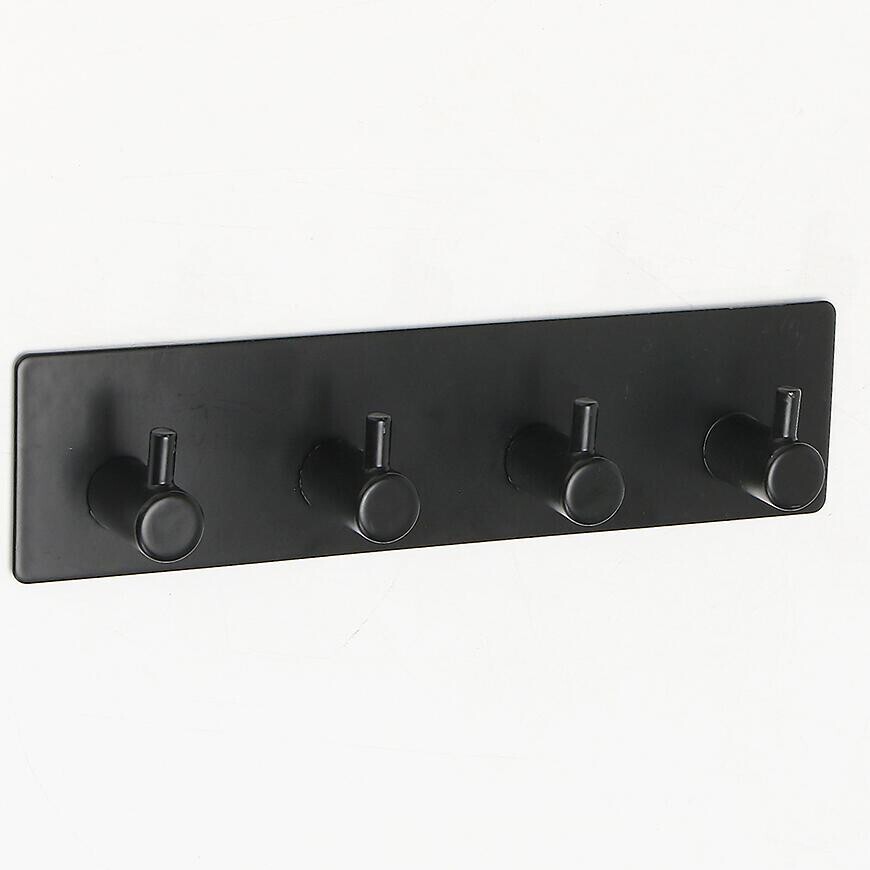 Vešiak kovový 4-háčik čierna BHK0052A-A