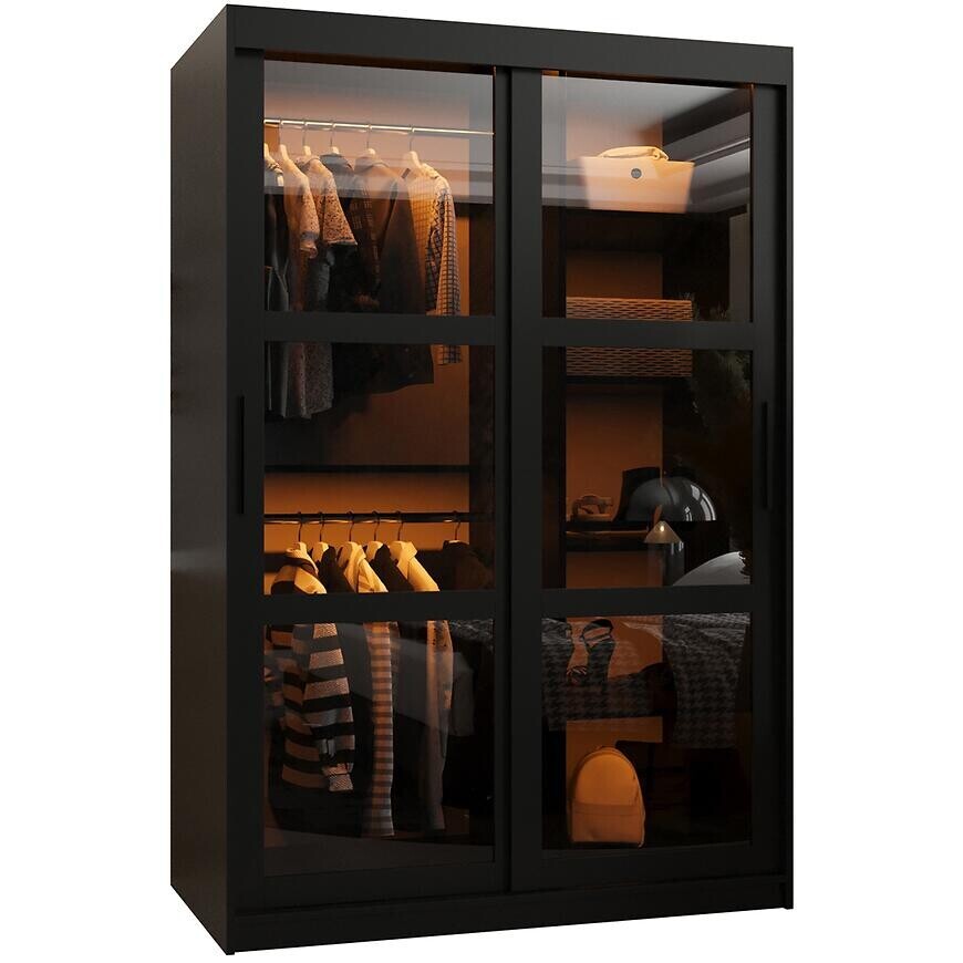 Skriňa Dome 120 čierna