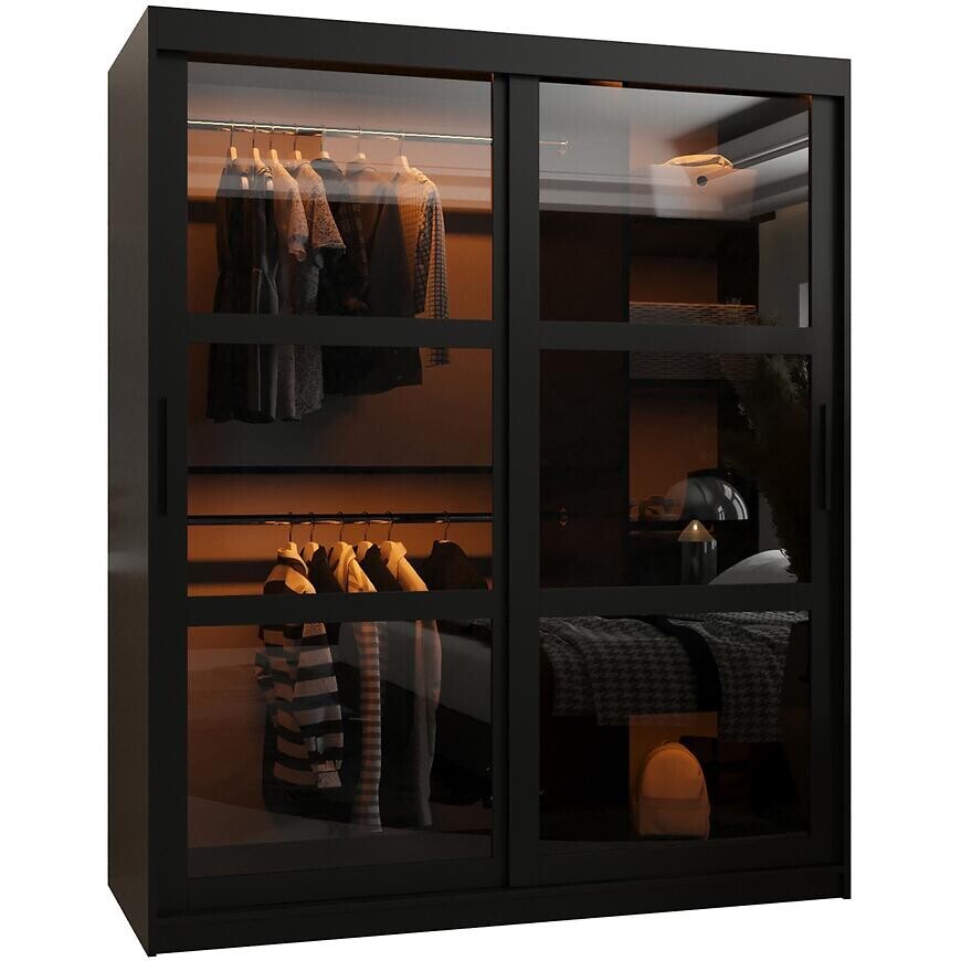 Skriňa Dome 150 čierna