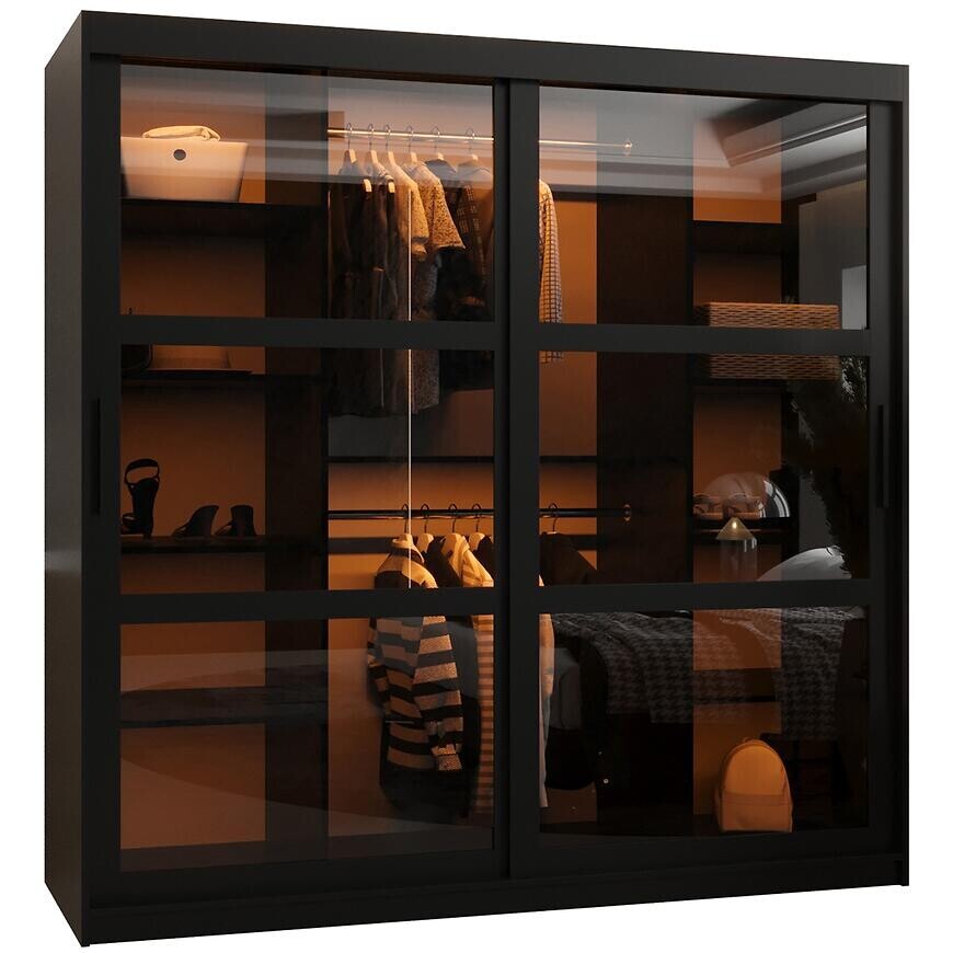 Skriňa Dome 180 čierna