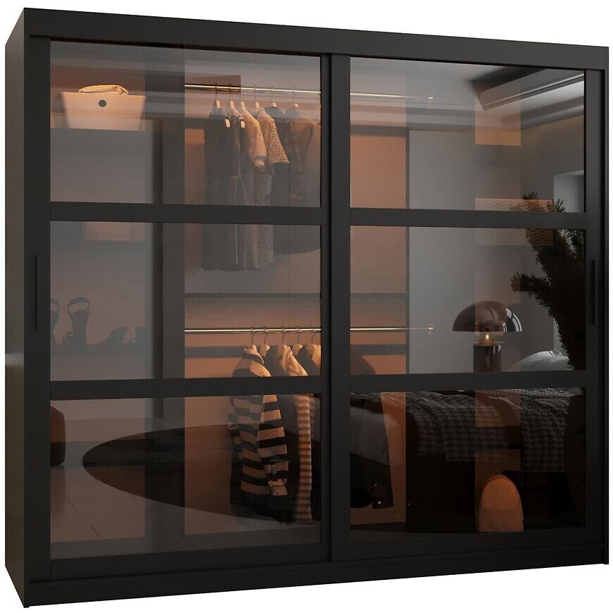 Skriňa Dome 200 čierna