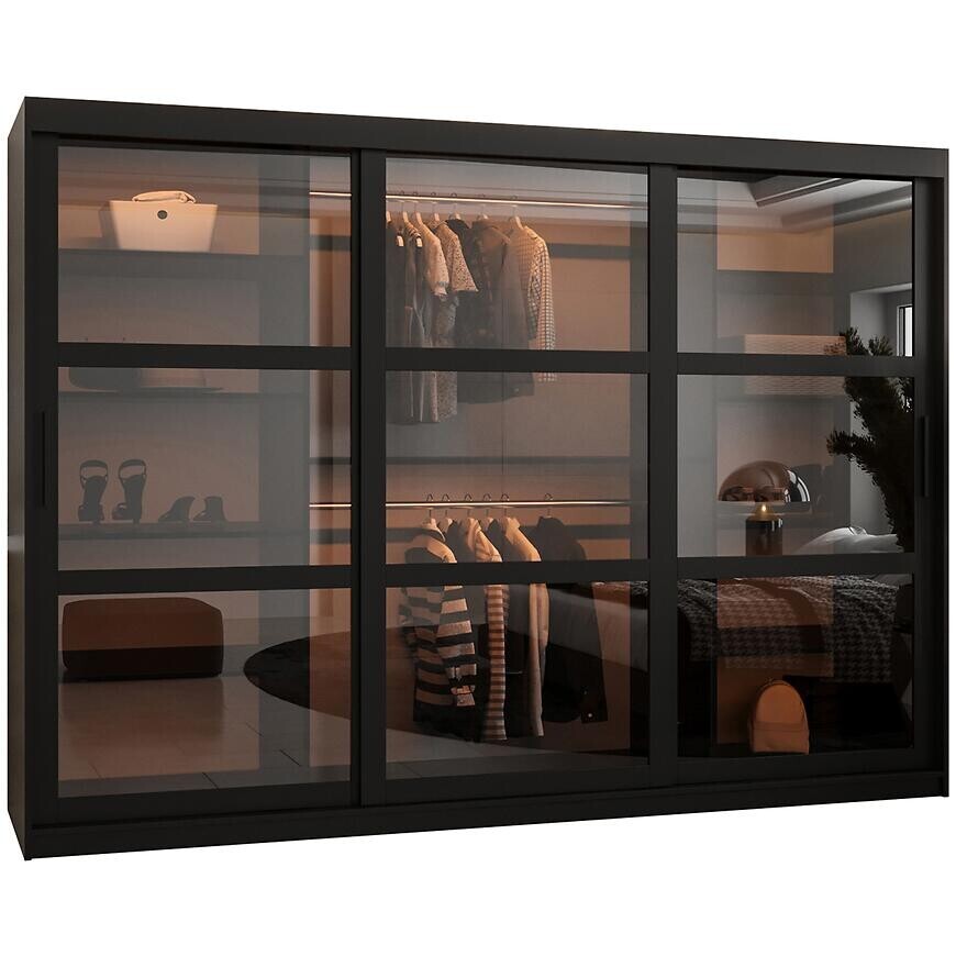 Skriňa Dome 250 čierna