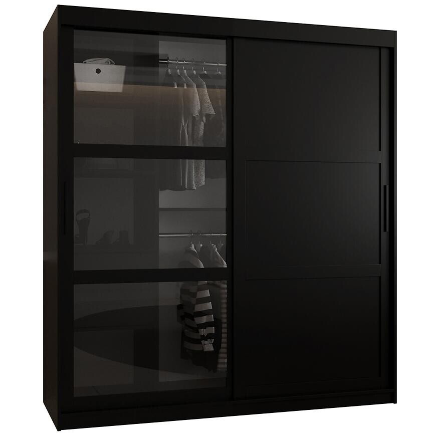 Skriňa Dome III 180 čierna