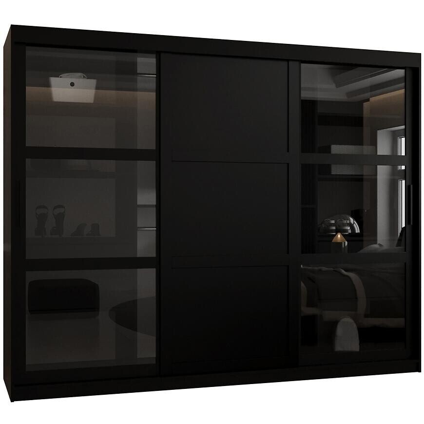 Skriňa Dome III 250 čierna