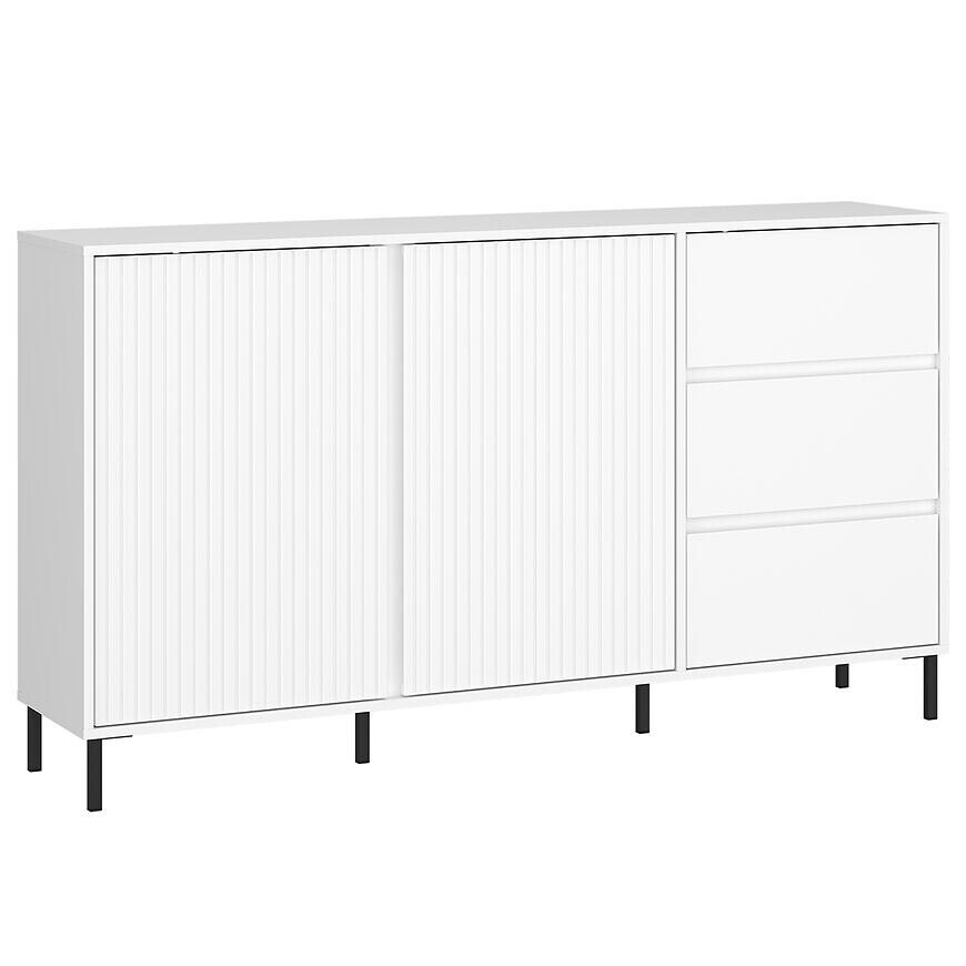 Komoda Avenale AVEK01 U008 2D3S biela/biela alpský