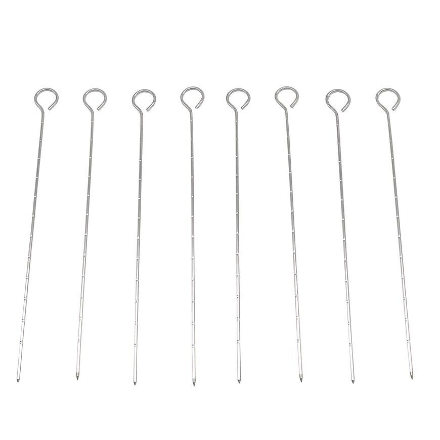 Grilovacie ihly 8 ks 27 cm KY2708